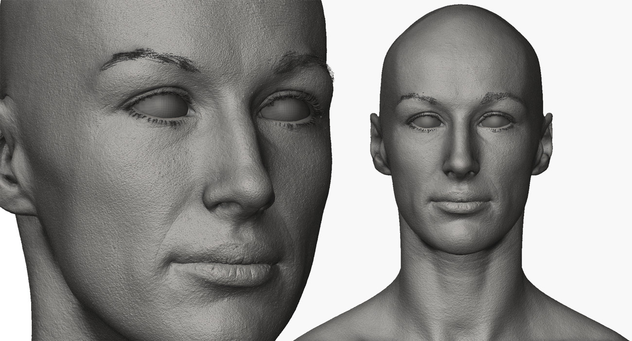 Download zbrush full body 3d female scan model